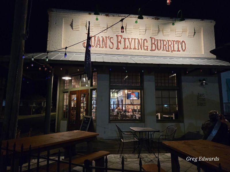 Parking near Juan's Flying Burrito