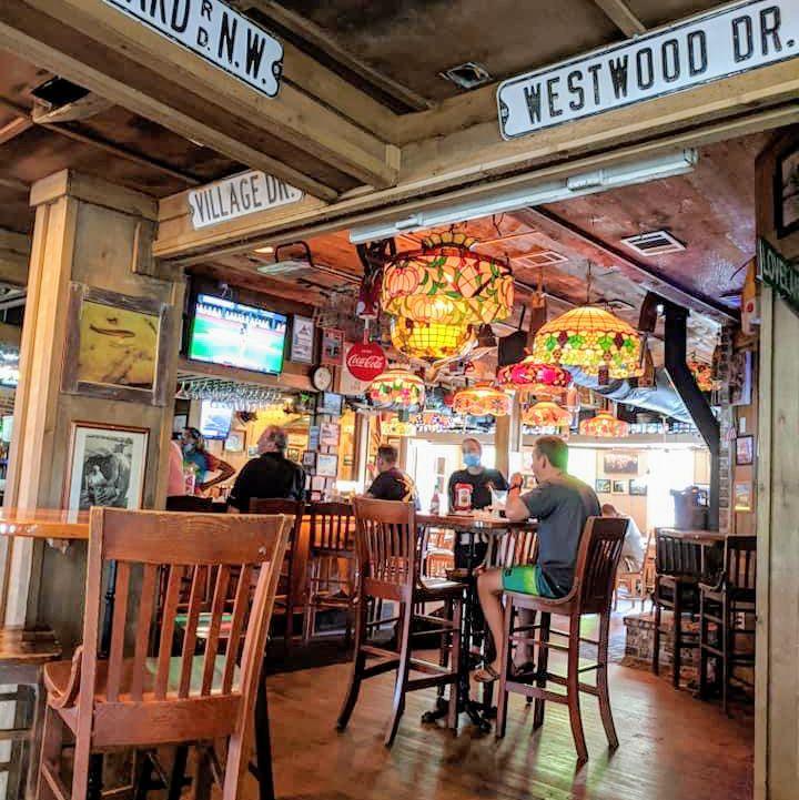 Parking near AJ's Oyster Shanty